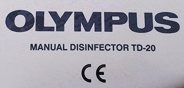 OLYMPUS TD-20 MANUAL DESINFECTOR CART OES EVIS SCOPE ENDOSCOPE WASHER CLEANER