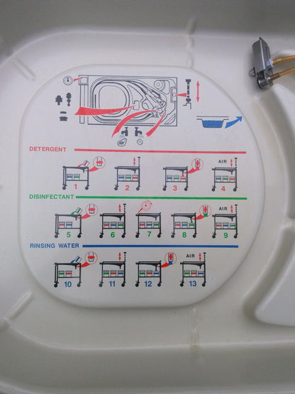 OLYMPUS TD-20 MANUAL DESINFECTOR CART OES EVIS SCOPE ENDOSCOPE WASHER CLEANER