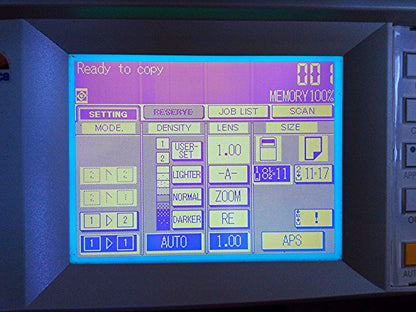 KONICA MINOLTA 7135 BIZHUB WORKGROUP DOCUMENT SYSTEM COLOR COPIER POLYMERIZED