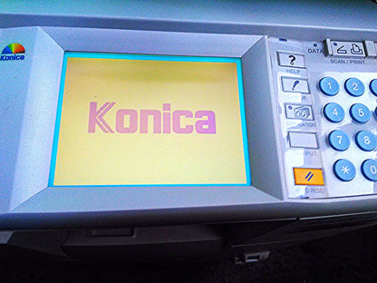 KONICA MINOLTA 7135 BIZHUB WORKGROUP DOCUMENT SYSTEM COLOR COPIER POLYMERIZED