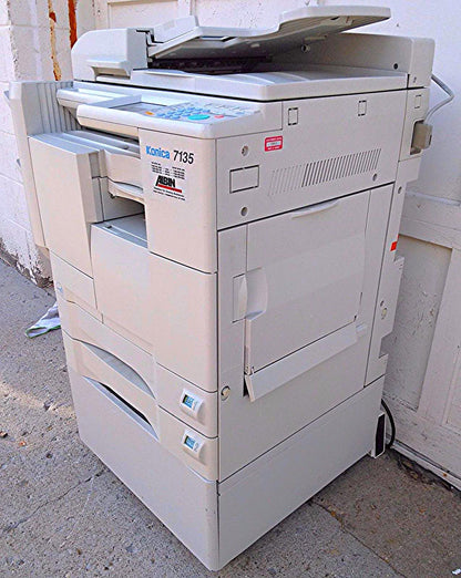 KONICA MINOLTA 7135 BIZHUB WORKGROUP DOCUMENT SYSTEM COLOR COPIER POLYMERIZED