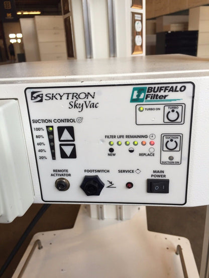 BUFFALO FILTER SKYTRON SMOKE PLUME EVACUATION SKYTRON SKY VAC CART