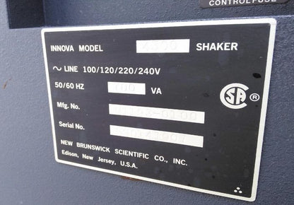 NEW BRUNSWICK EPPENDORF INNOVA 4300 SHAKER LARGE CAPACIT DIGITAL FLOOR INCUBATOR