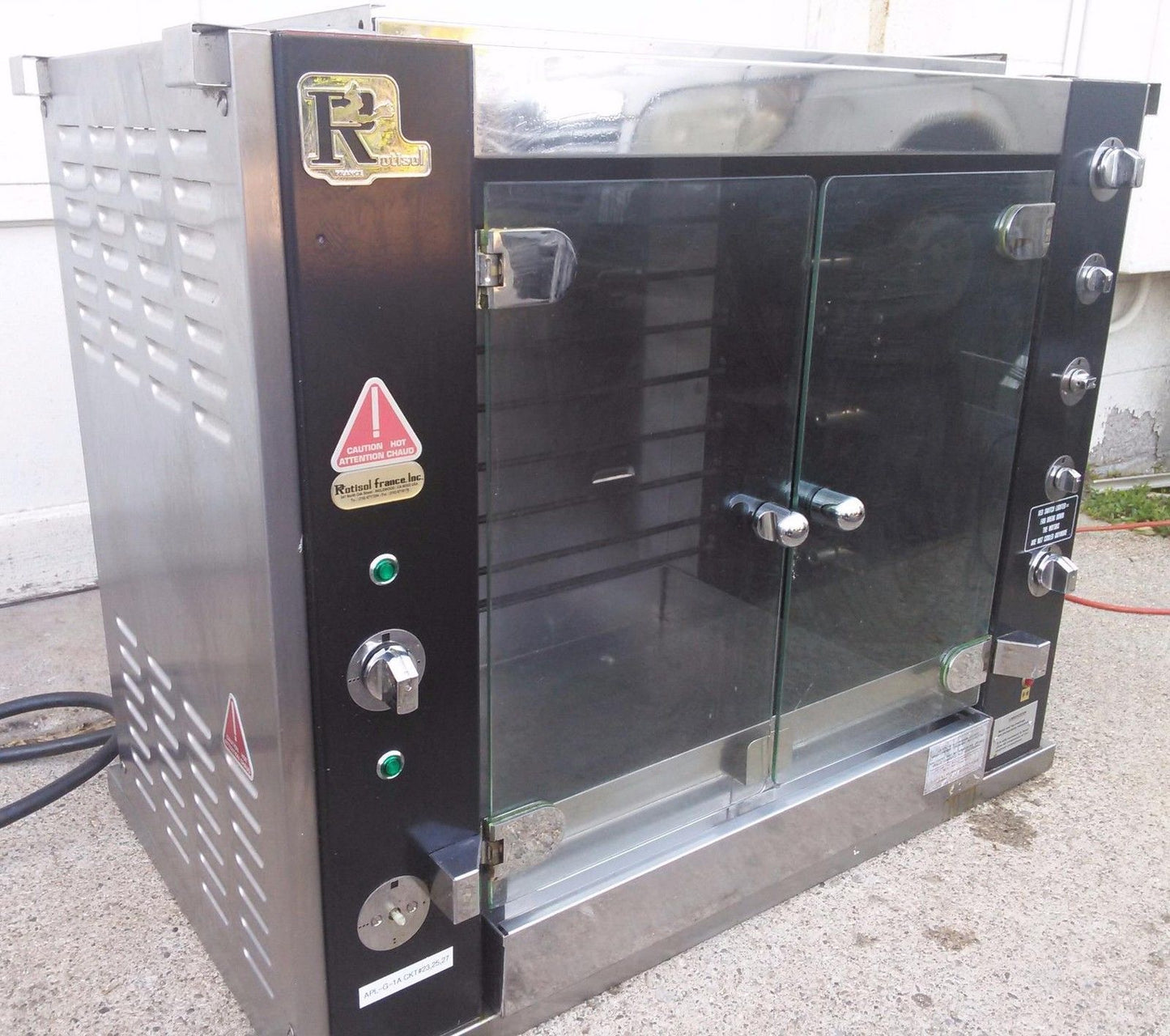 ROTISOL Model 950.2 ROTISSERIE OVEN FULLY FUNCTIONAL 3 PHASE NO DISAPPOINTMENTS