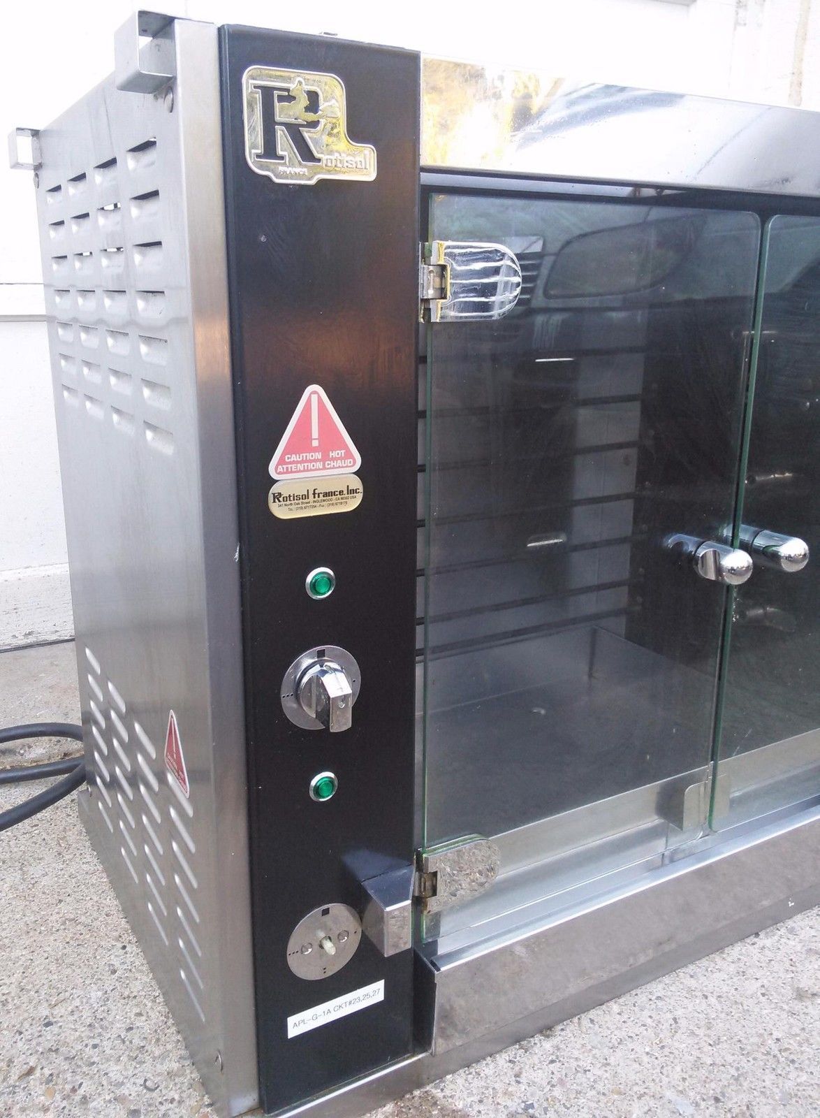 ROTISOL Model 950.2 ROTISSERIE OVEN FULLY FUNCTIONAL 3 PHASE NO DISAPPOINTMENTS