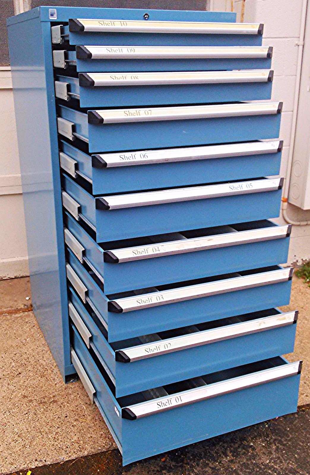 ROUSSEAU INDUSTRYBEST TOOL BOX CABINET HEAVY DUTY DRAWER AUTO MEDICAL STORAGE