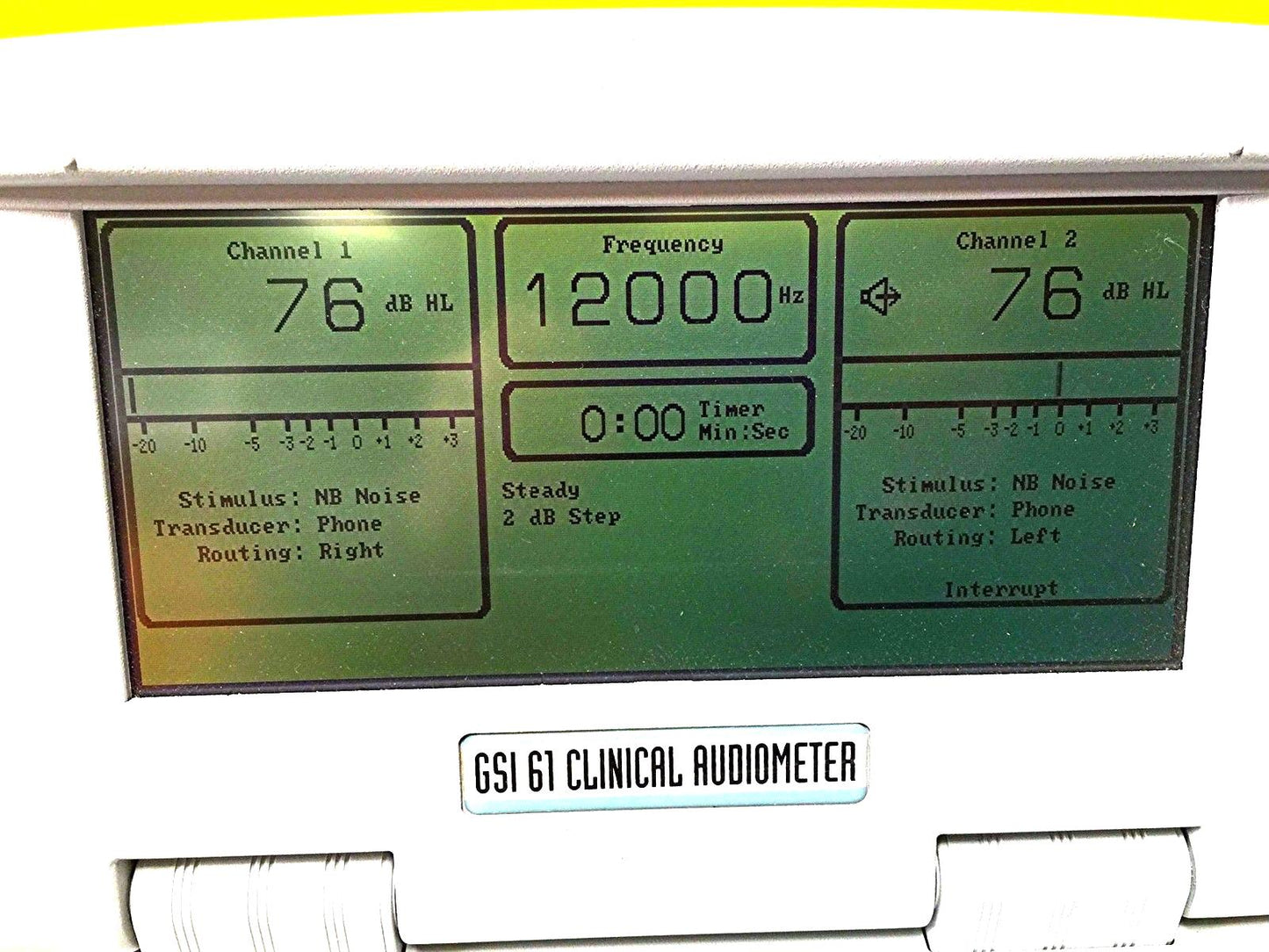 GSI 61 Clinical 2 Channel Audiometer with High Frequency Upgrade