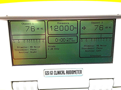 GSI 61 Clinical 2 Channel Audiometer with High Frequency Upgrade