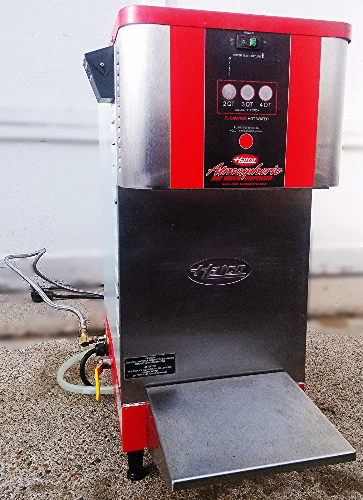 HATCO AWD-12 ATMOSPHERIC HOT WATER DISPENSER 12 GALLON 5000 WATT FREE SHIPPING