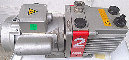 EDWARDS 2 TWO STAGE E2M2 Rotary Vane Dual Stage Mechanical Vacuum Pump WATCHVIDE