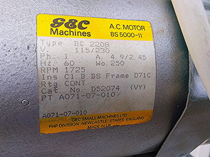 EDWARDS 2 TWO STAGE E2M2 Rotary Vane Dual Stage Mechanical Vacuum Pump WATCHVIDE