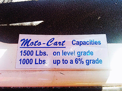 MOTO CART ELECTRIC PLATFORM TRUCK 1500 lbs