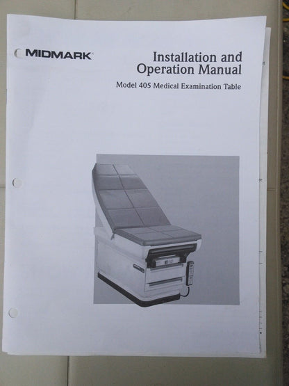 MIDMARK 405 Motorized Patient Exam Table Hi Low & FOOT REMOTE CONTROL