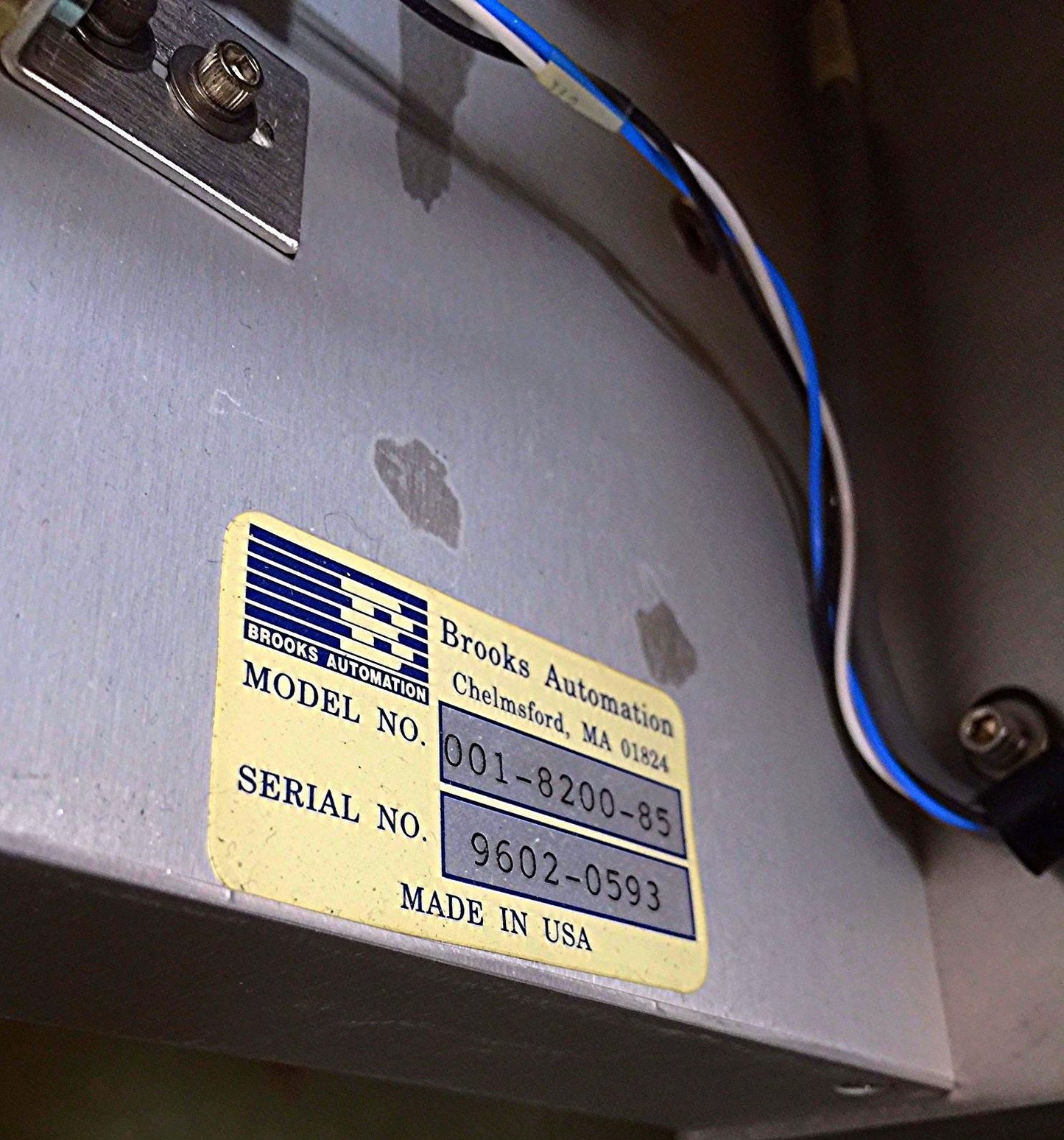 BROOKS AUTOMATION 001-8200-85 CASSETTE ELEVATOR for TRION ORACLE RIE ETCHING