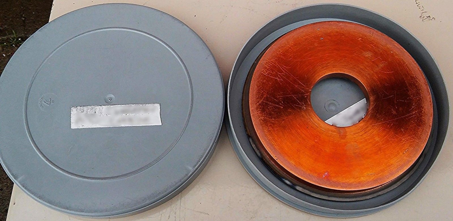 BRAND NEW KURT J LESKER COPPER TARGET SPUTTERING 6:38" x 2.40" ID  4mm