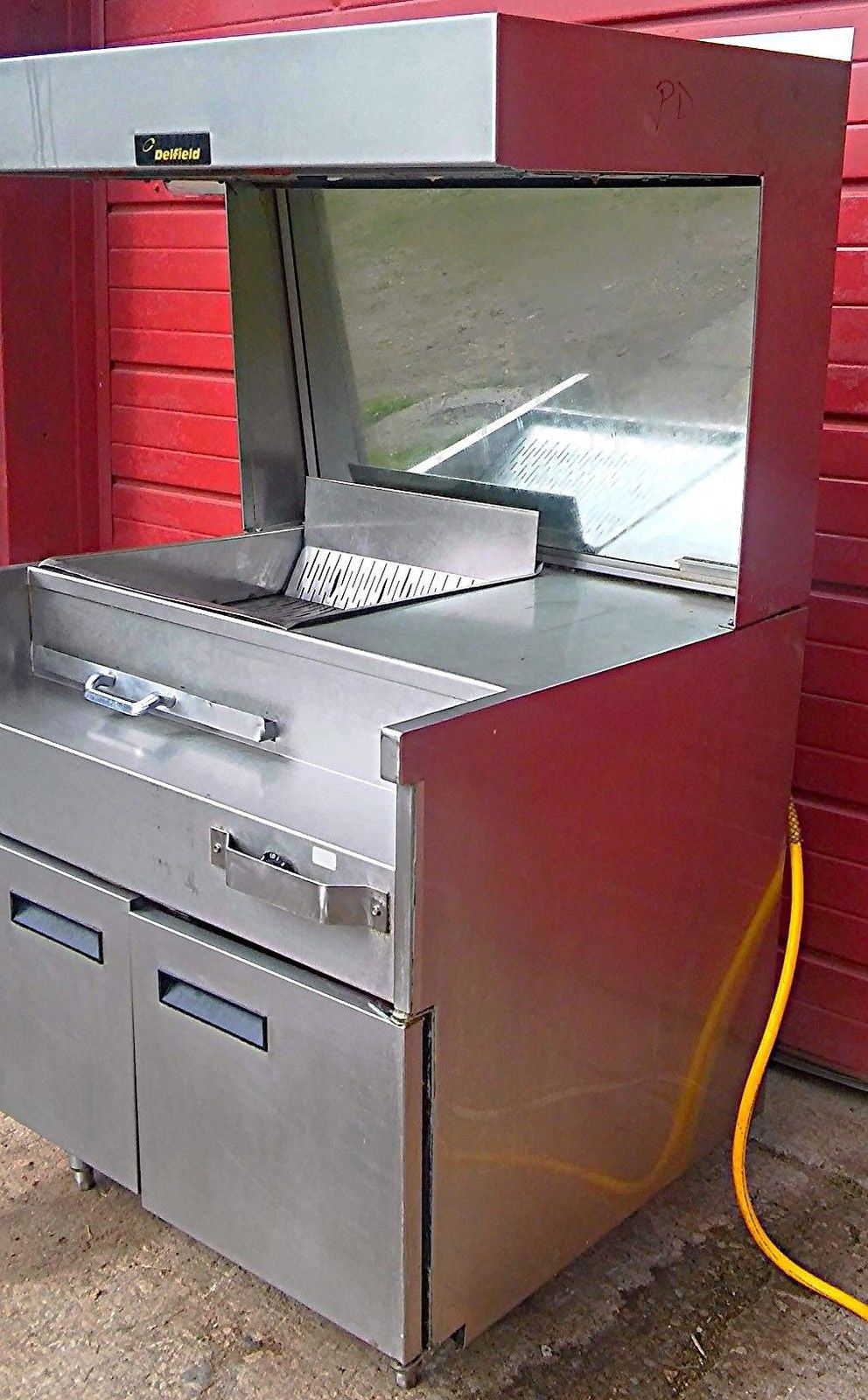 DELFIELD FRY DRAIN HOLDING DISPLAY HEAT LAMP WARMER DUMP STATION GLEAM CABINET