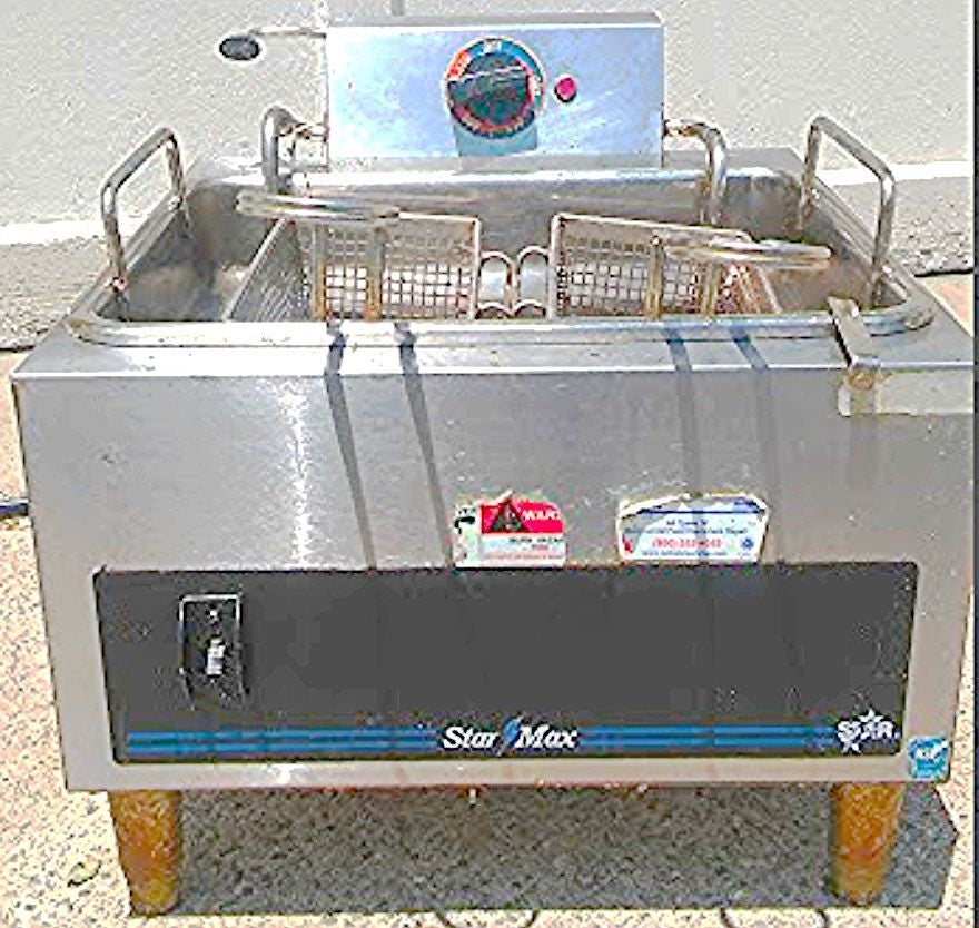 STAR FRYER Star® 301HLF Star-Max® 15 lb. Electric Fryer with Two Baskets
