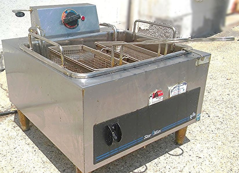 STAR FRYER Star® 301HLF Star-Max® 15 lb. Electric Fryer with Two Baskets