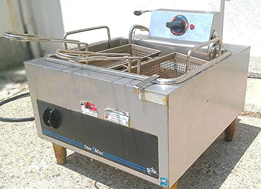 STAR FRYER Star® 301HLF Star-Max® 15 lb. Electric Fryer with Two Baskets