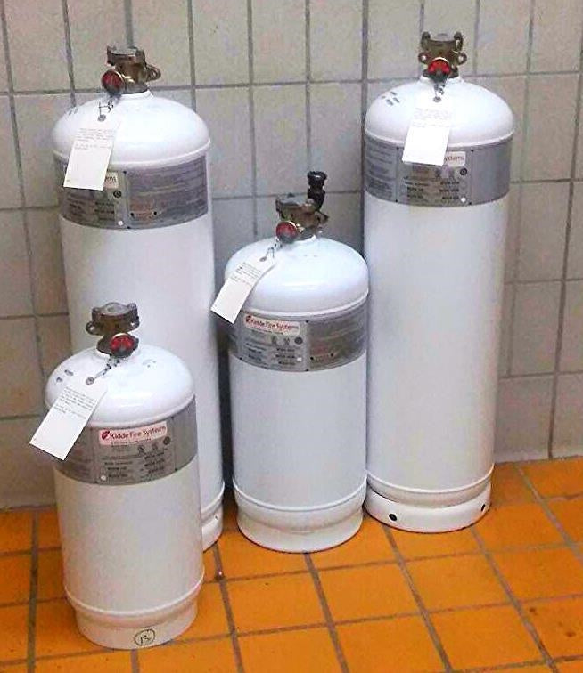 KIDDE WHDR WET CHEMICAL FIRE SYSTEM WHDR-260 WHDR-600 CYLINDER KITCHEN HOOD