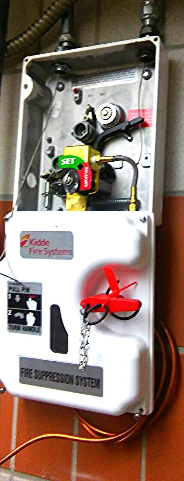 KIDDE WHDR WET CHEMICAL FIRE SYSTEM WHDR-260 WHDR-600 CYLINDER KITCHEN HOOD