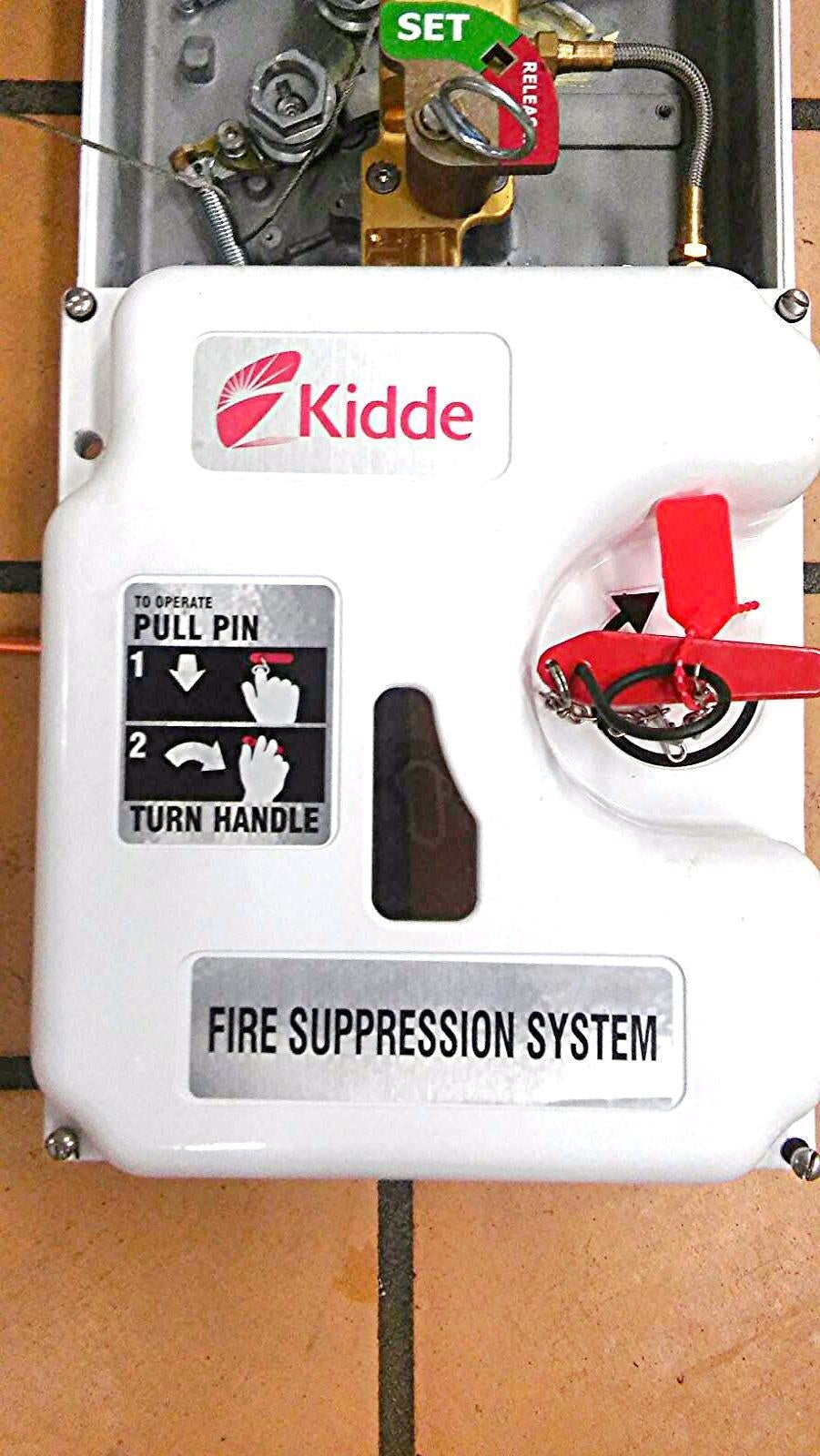 KIDDE WHDR WET CHEMICAL FIRE SYSTEM WHDR-260 WHDR-600 CYLINDER KITCHEN HOOD