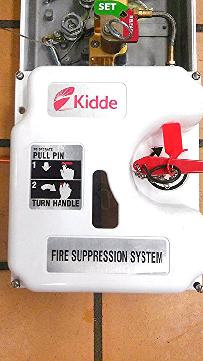 KIDDE WHDR WET CHEMICAL FIRE SYSTEM WHDR-260 WHDR-600 CYLINDER KITCHEN HOOD