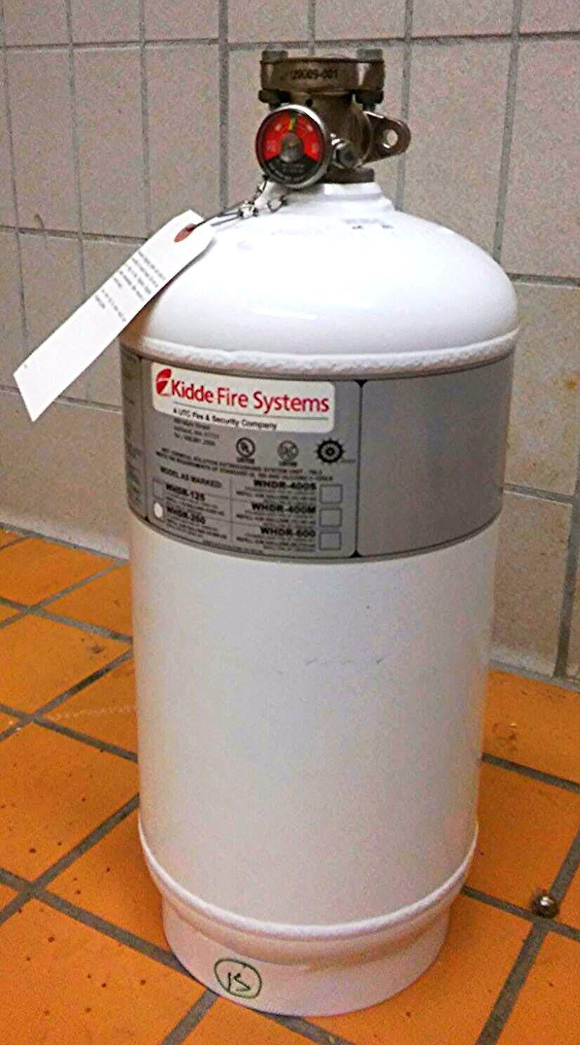 KIDDE WHDR WET CHEMICAL FIRE SYSTEM WHDR-260 WHDR-600 CYLINDER KITCHEN HOOD