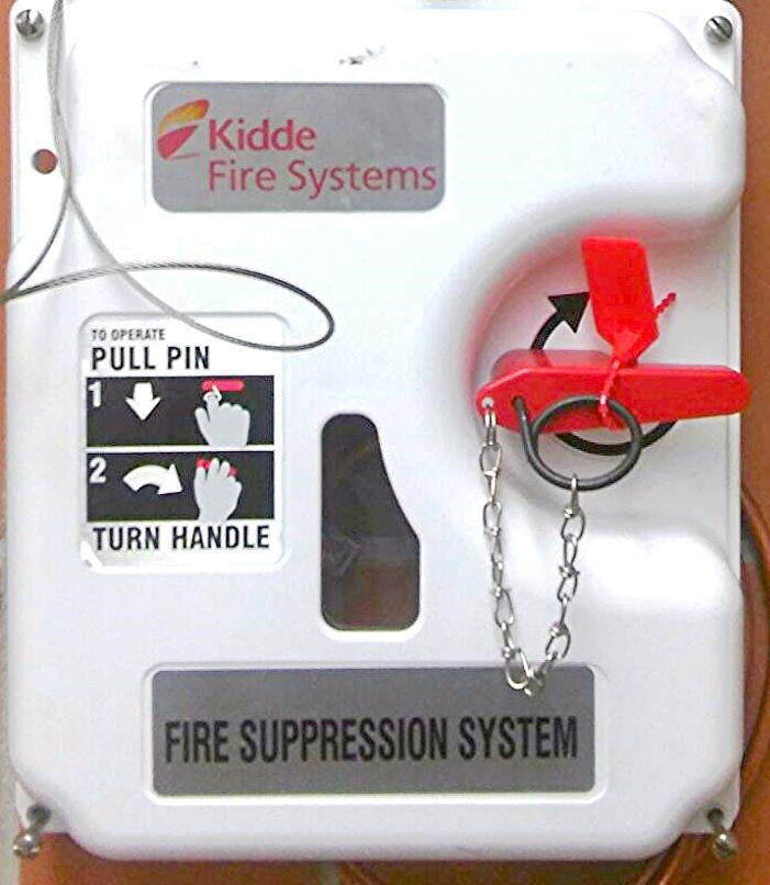 KIDDE WHDR WET CHEMICAL FIRE SYSTEM WHDR-260 WHDR-600 CYLINDER KITCHEN HOOD