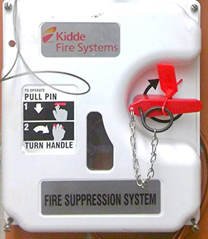 KIDDE WHDR WET CHEMICAL FIRE SYSTEM WHDR-260 WHDR-600 CYLINDER KITCHEN HOOD