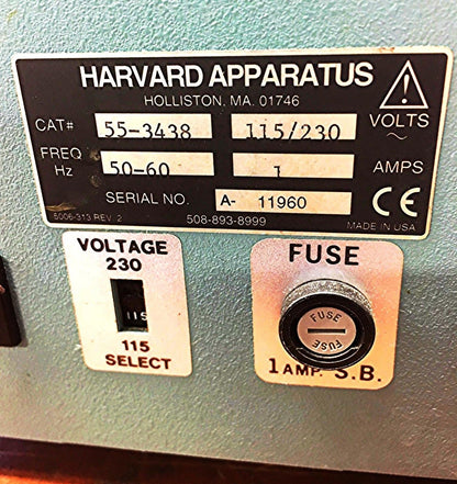 HARVARD RODENT VENTILATOR 683 0 - 1.0 cc WATCH VIDEO UNIT WORKING 100% PERFECT