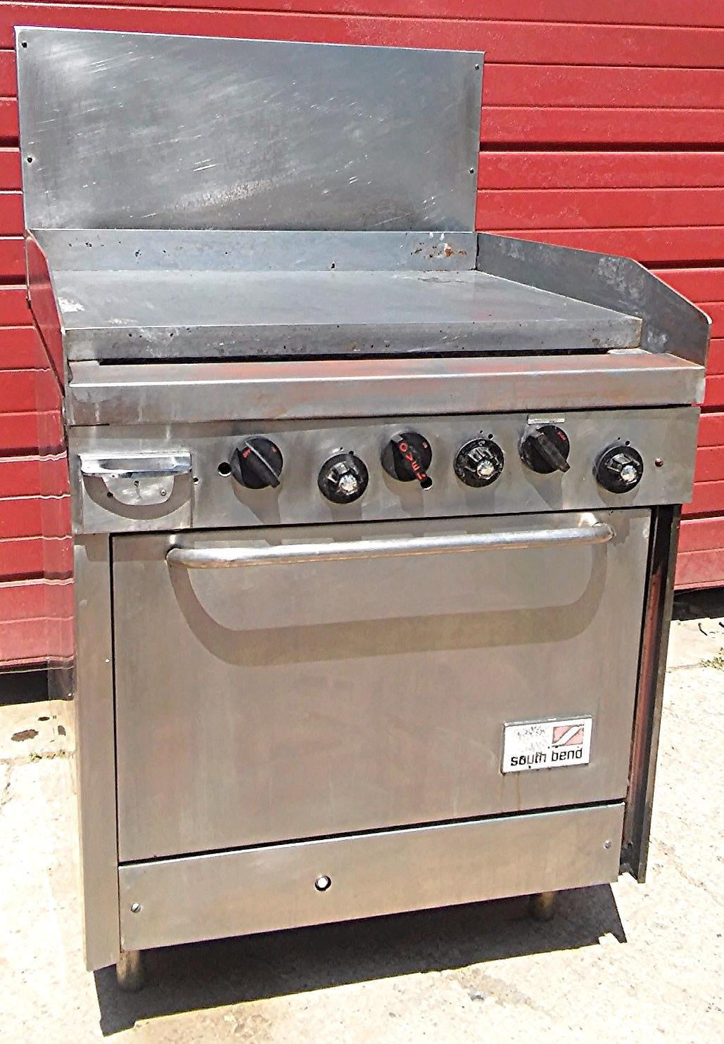 SOUTHBEND FLAT TOP GAS GRIDDLE COMMER RESTAURANT KITCHEN PLANCHA OVEN WATCHVIDEO