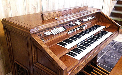 HAMMOND 820 ORGAN with ORIGINAL BENCH & MANUAL WATCH VIDEO OF THIS UNIT WORKING