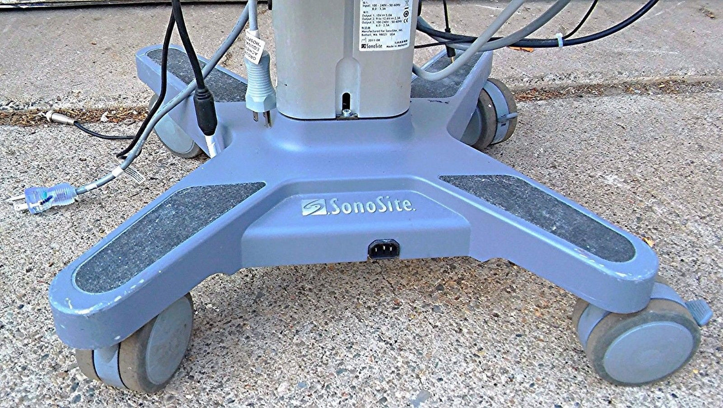 SONOSITE CART H-UNIVERSAL STAND CART MONITOR SONY UP-895MDW PRINTER & MINI-DOCK