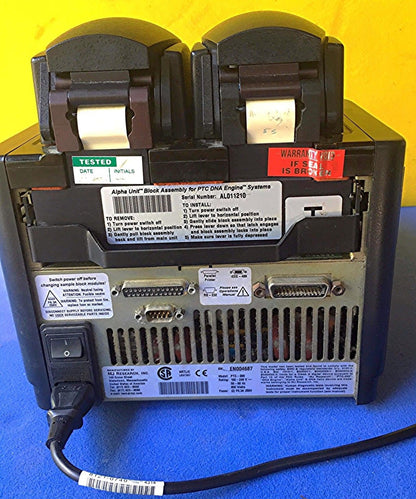 MJ RESEARCH PTC-200 30/30 DUAL ALPHA BLOCKS Holds 60 x 0.5ml tubes WATCH VIDEO