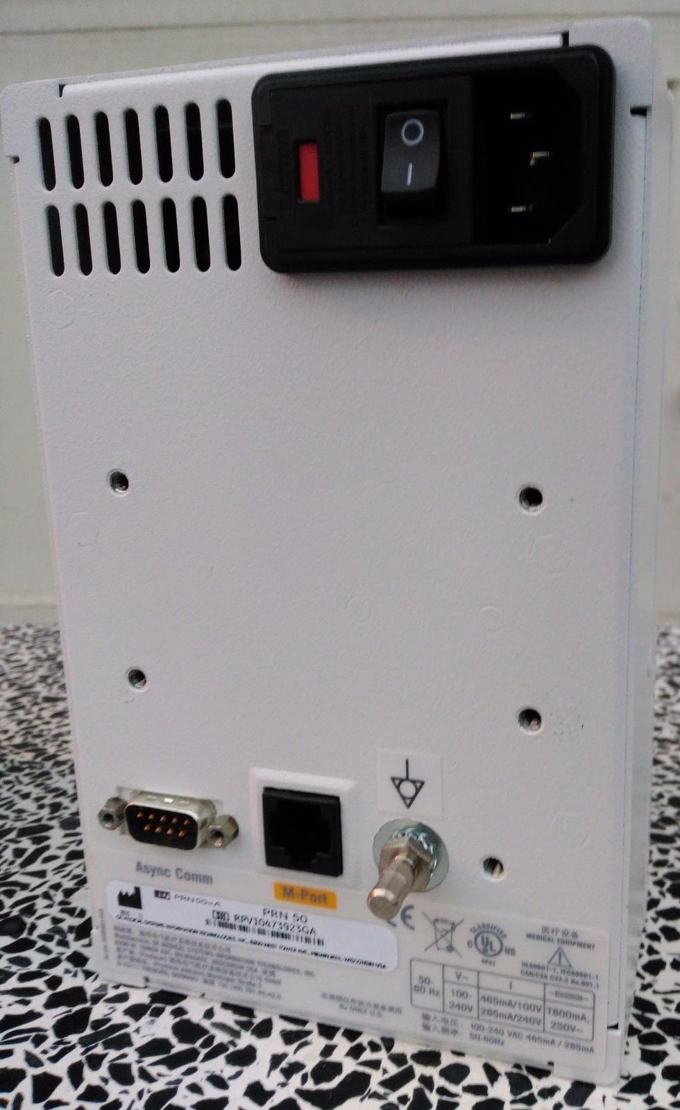 GE MARQUETTE PRN 50 DIGITAL RECORDER WRITER PRINTER DASH MONITOR with M PORT