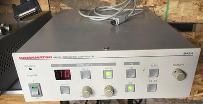 HAMAMATSU IMAGE INTENSIFIER M4314 CCD C2400 CAMERA SPECIMEN CHAMBER C5510 SYSTEM