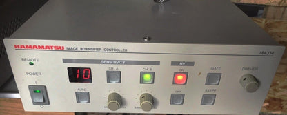 HAMAMATSU IMAGE INTENSIFIER M4314 CCD C2400 CAMERA SPECIMEN CHAMBER C5510 SYSTEM