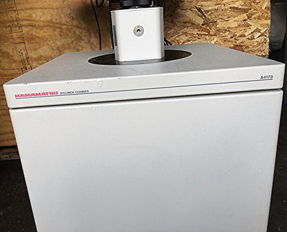 HAMAMATSU IMAGE INTENSIFIER M4314 CCD C2400 CAMERA SPECIMEN CHAMBER C5510 SYSTEM