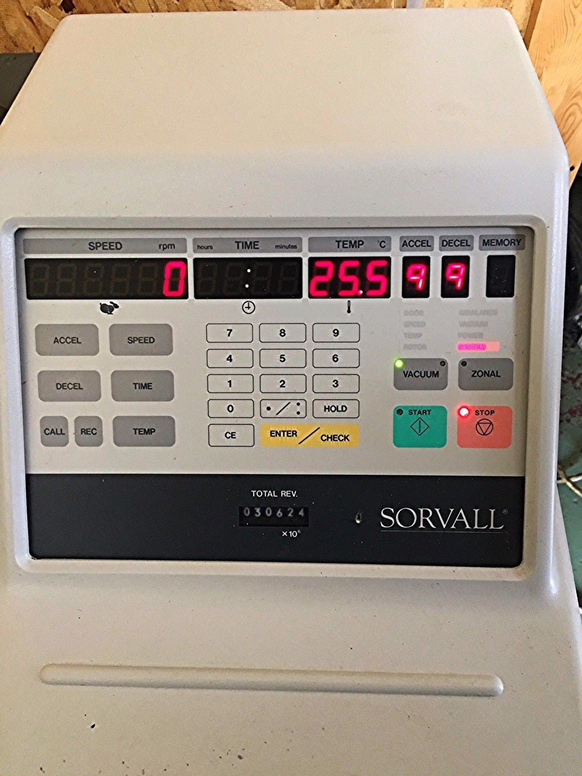 SORVALL DISCOVERY 90 FLOOR CENTRIFUGE NO ROTOR POWERSUP SPINS WATCHVIDEOFREESHIP