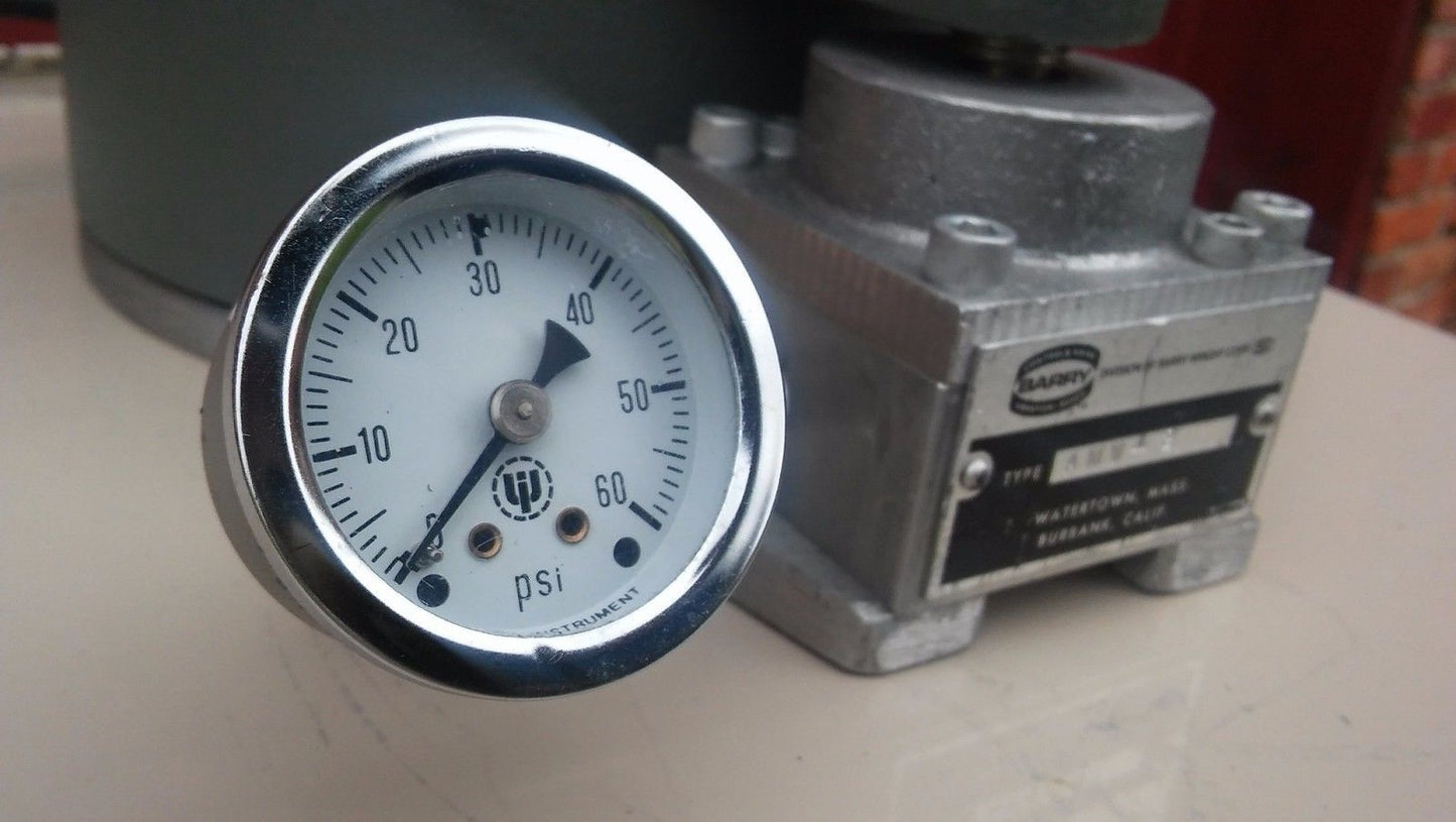 BARRY WRIGHT Type AMV-2 SERVO VALVE CONTROL NOISE VIBRATION SHOCK WORKING GREAT