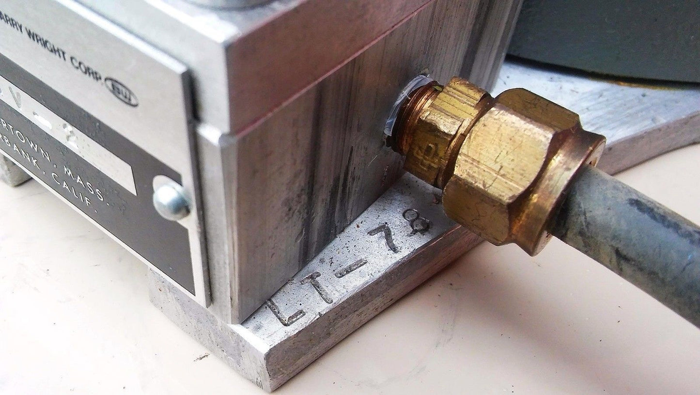 BARRY WRIGHT Type AMV-2 SERVO VALVE CONTROL NOISE VIBRATION SHOCK WORKING GREAT