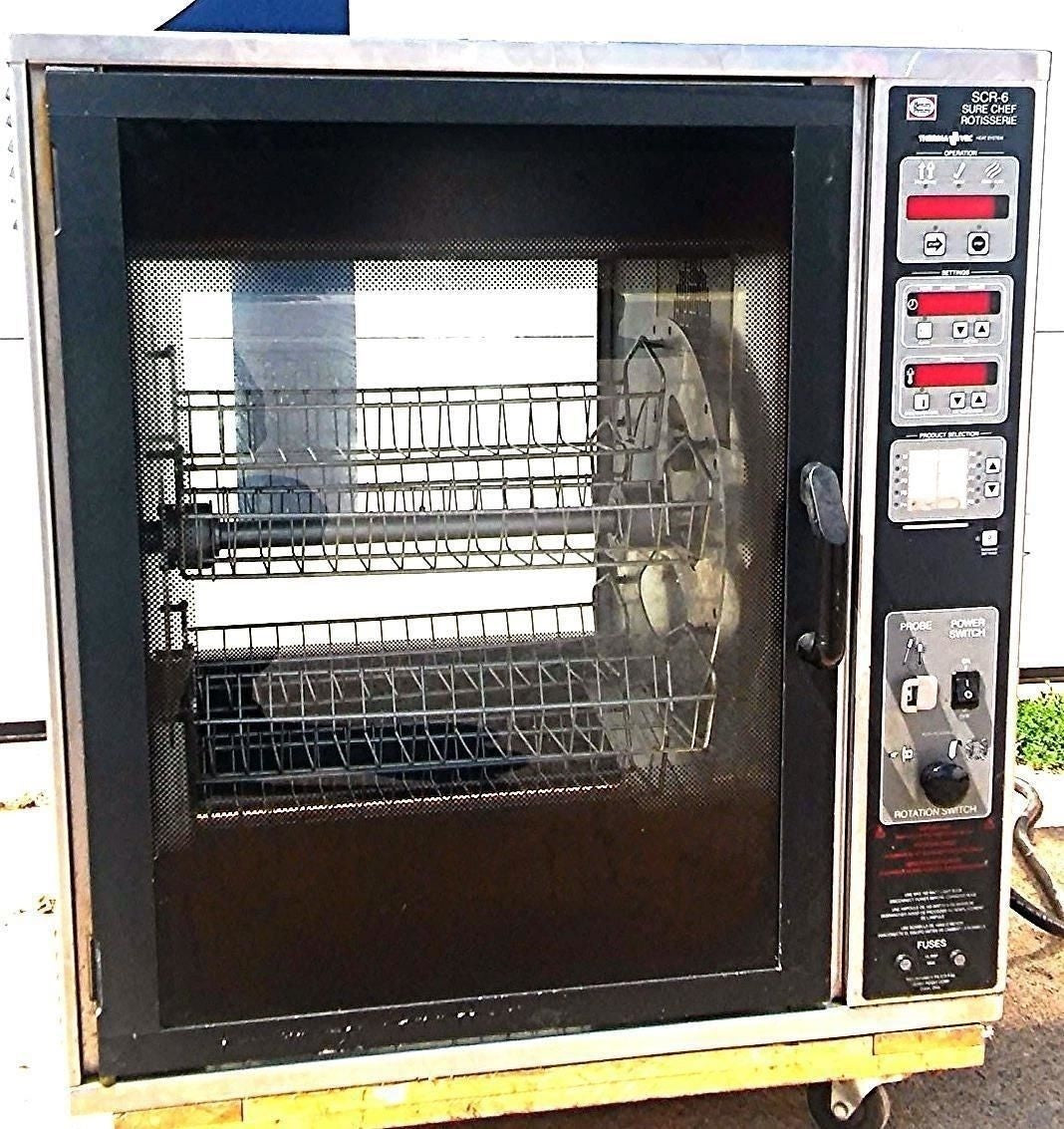 HENNY PENNY SCR-6 SURE CHEF ROTISSERIE 3PHASE KITCHEN REST GLASS CONVECTION OVEN