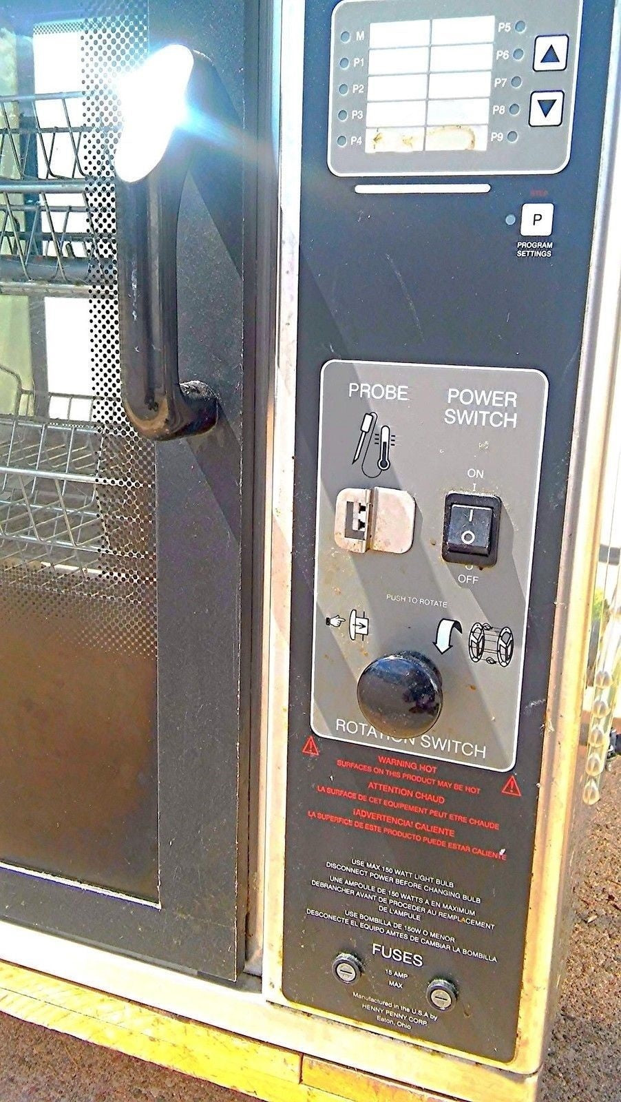 HENNY PENNY SCR-6 SURE CHEF ROTISSERIE 3PHASE KITCHEN REST GLASS CONVECTION OVEN