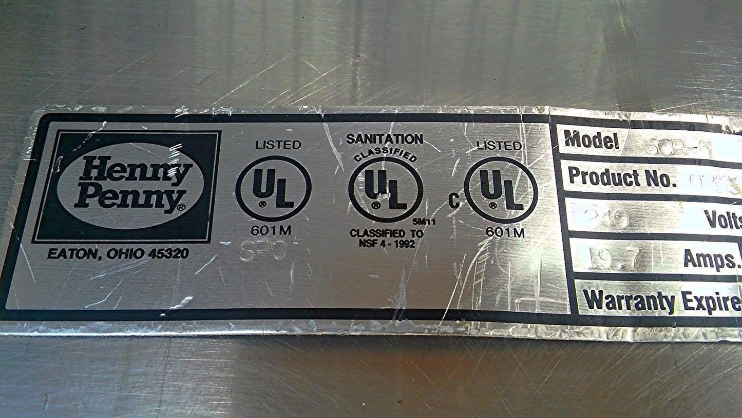 HENNY PENNY SCR-6 SURE CHEF ROTISSERIE 3PHASE KITCHEN REST GLASS CONVECTION OVEN