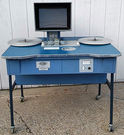 RARE VINTAGE STEENBECK 16 & 35mm EDITING TABLE WATCHVIDEO FREE SHIP SOLD AS IS