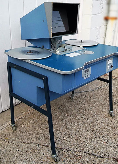 RARE VINTAGE STEENBECK 16 & 35mm EDITING TABLE WATCHVIDEO FREE SHIP SOLD AS IS