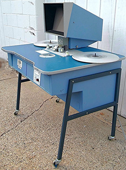 RARE VINTAGE STEENBECK 16 & 35mm EDITING TABLE WATCHVIDEO FREE SHIP SOLD AS IS