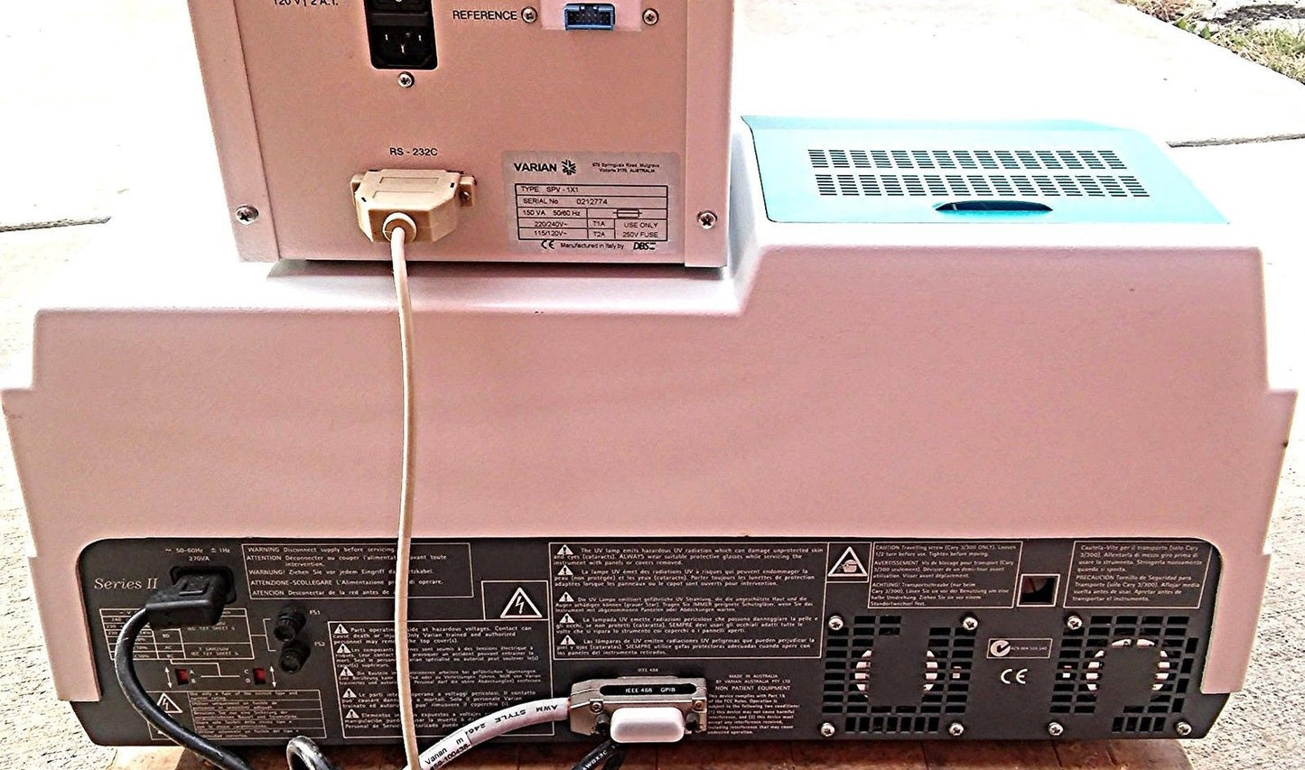 VARIAN CARY 300 UV-VISIBLE SPECTROPHOTOMETER SPV-1X1 FREESHIPPING