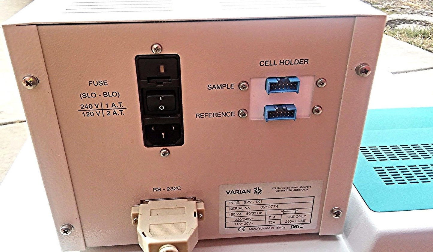 VARIAN CARY 300 UV-VISIBLE SPECTROPHOTOMETER SPV-1X1 FREESHIPPING